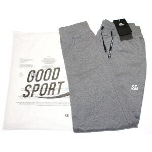 Men's Fleece Lined Slim Fit Casual Tech Jogger Sweatpants Gray Extra Small